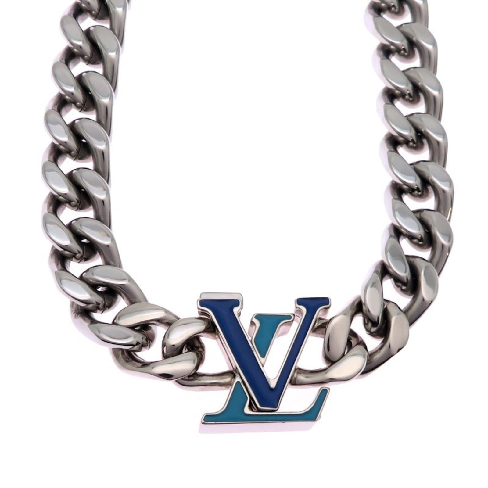 Metal Louis Vuitton Collier LV Chain Men's Necklace M00907: Metal Louis Vuitton Collier LV Chain Men's Necklace M00907 This listing features Metal Louis Vuitton Collier LV Chain Men's Necklace M00907. Item specifics are provided below. Item Specifics: Brand: