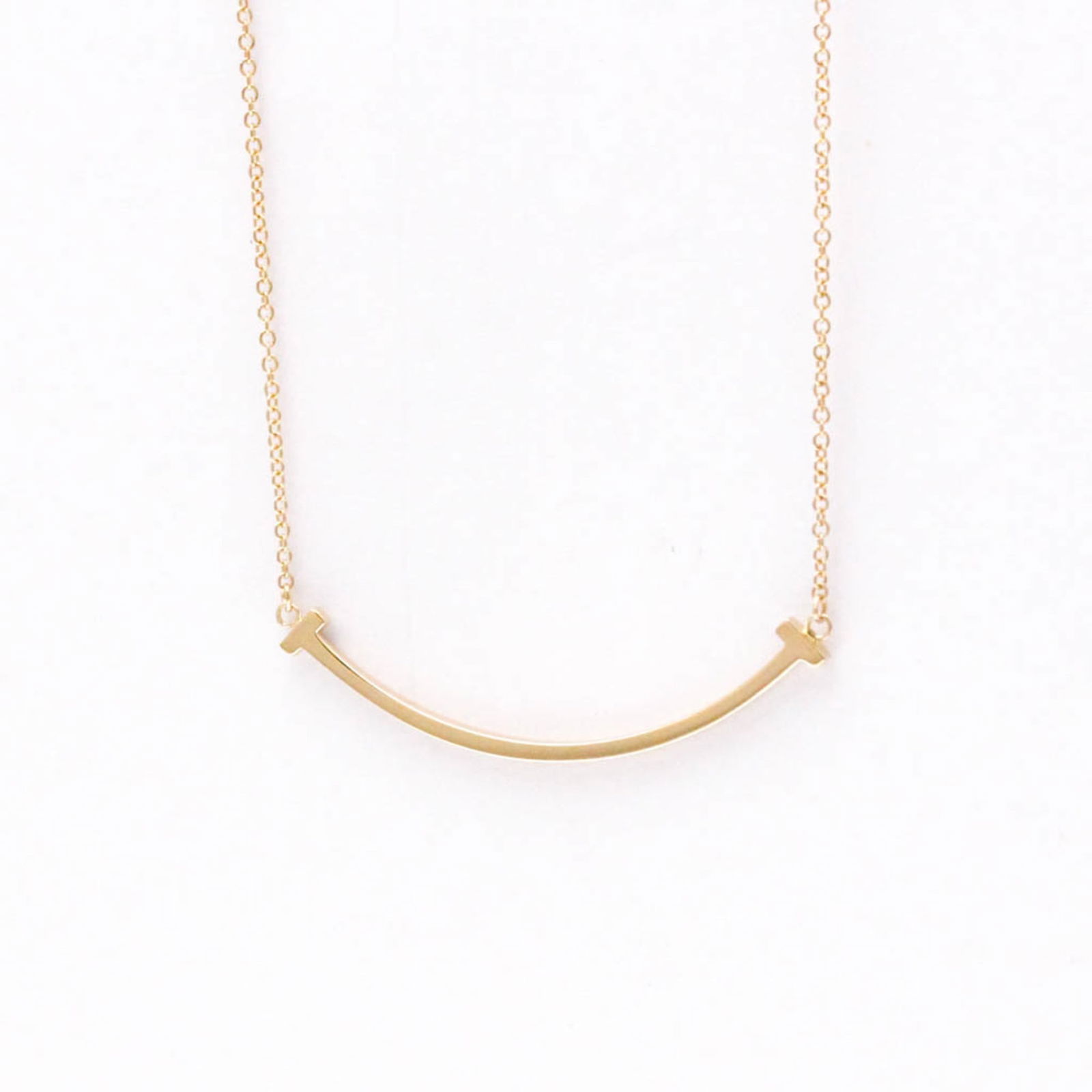 Men Fashion Pendant Necklace (Pink Gold) - Tiffany T Smile Small Necklace Pink Gold (18K) No Stone: Men Fashion Pendant Necklace (Pink Gold) - Tiffany T Smile Small Necklace Pink Gold (18K) No Stone Women This listing features Men Fashion Pendant Necklace (Pink Gold) - Tiffany T Smile Small Necklace