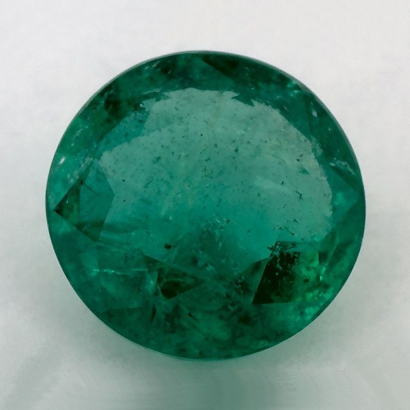 Loose Emerald Gemstone - Round 1.23ct Green SI (1 of 1)