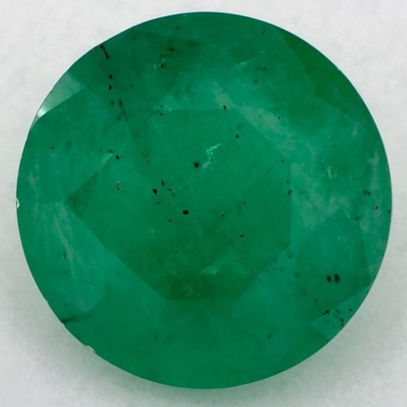 Loose Emerald Gemstone - Round 1.01ct Green SI (1 of 1)