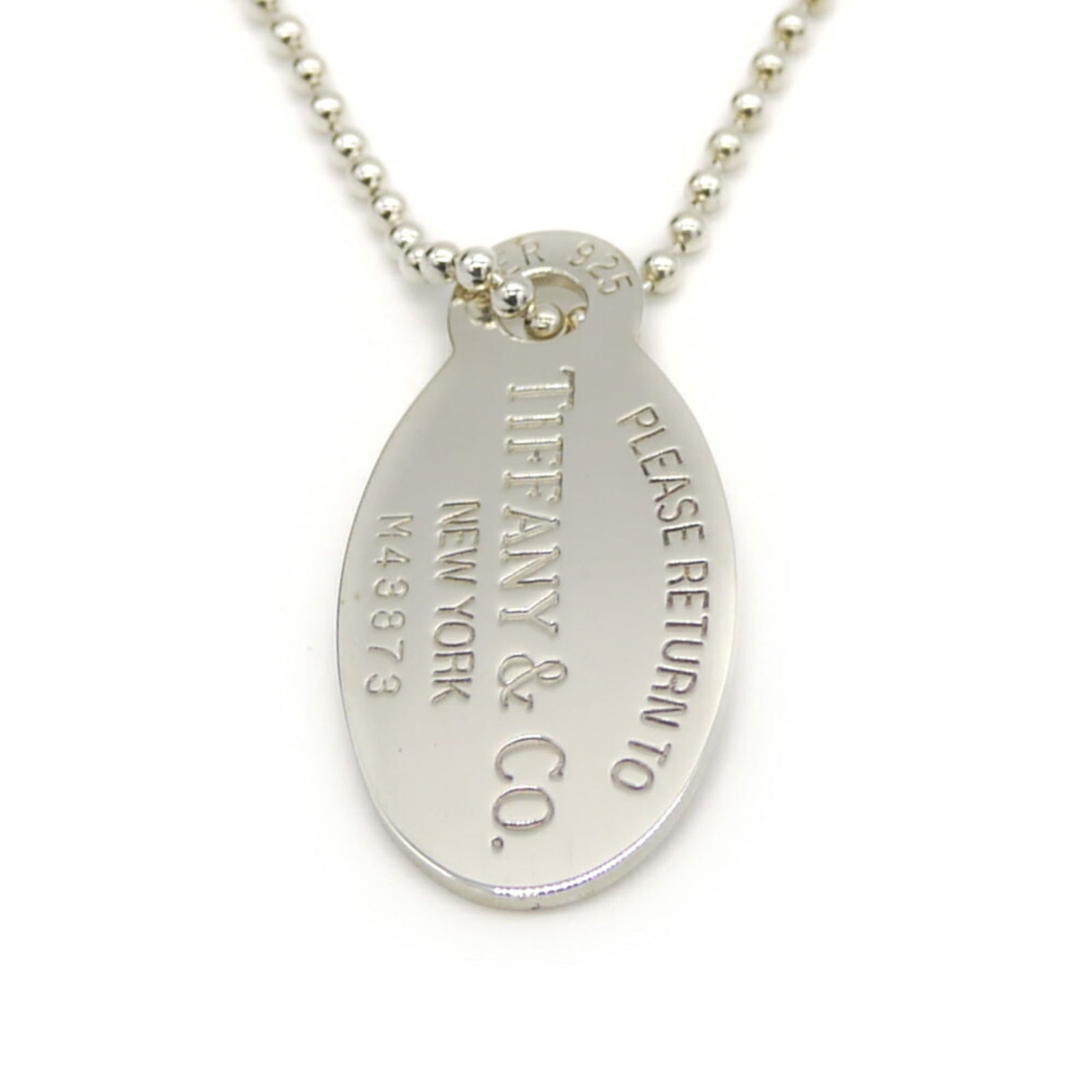 Chain TIFFANY & Co. Tiffany Return to Tag Necklace Silver 925 Ball: Chain TIFFANY & Co. Tiffany Return to Tag Necklace Silver 925 Ball This listing features Chain TIFFANY & Co. Tiffany Return to Tag Necklace Silver 925 Ball. Item specifics are provided below. Item