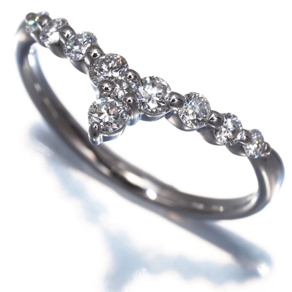 Platinum Vendome Ring Diamond 0.36Ct Us5.75-6 950 (1 of 6)