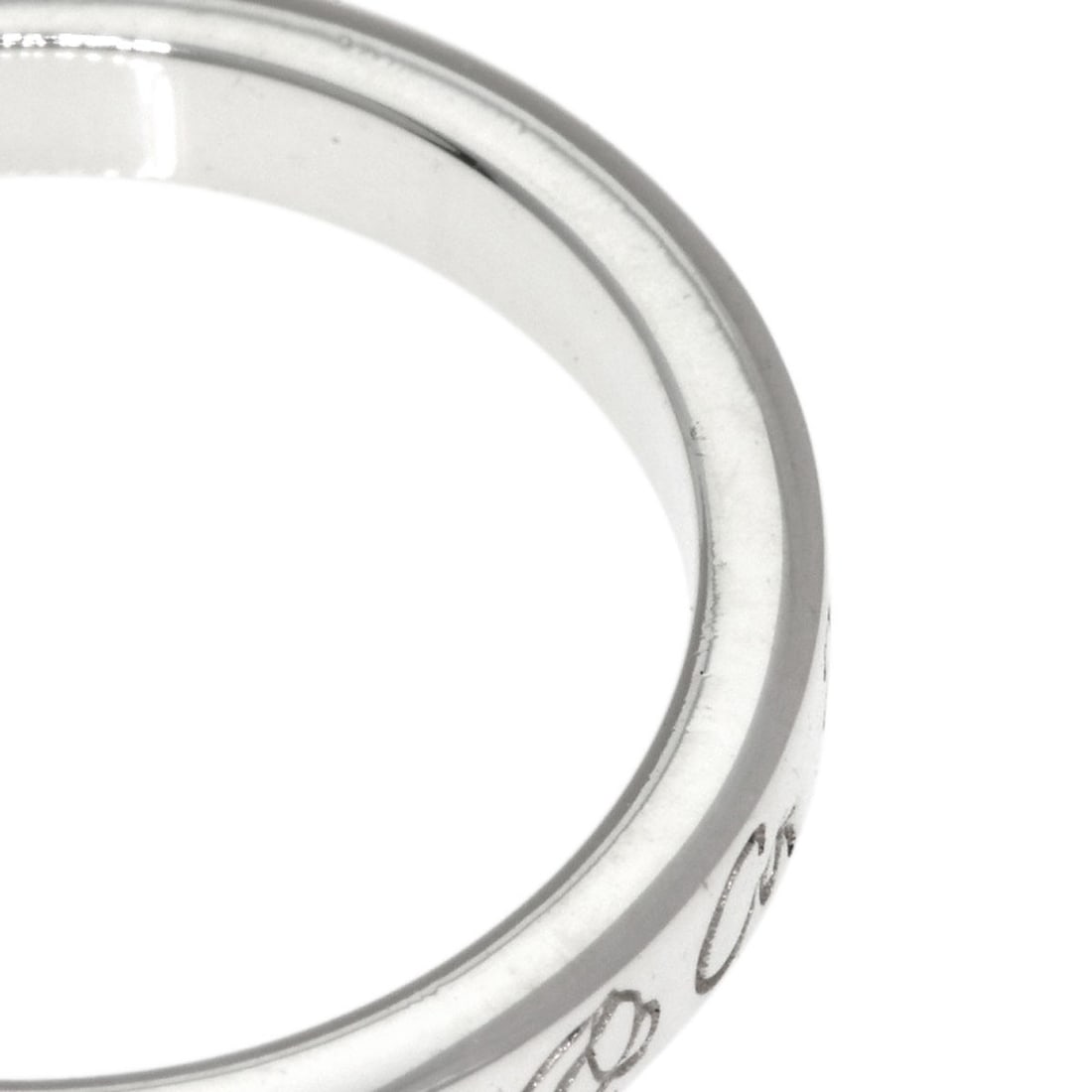 Silver TIFFANY&Co. Notes narrow Ring - 8