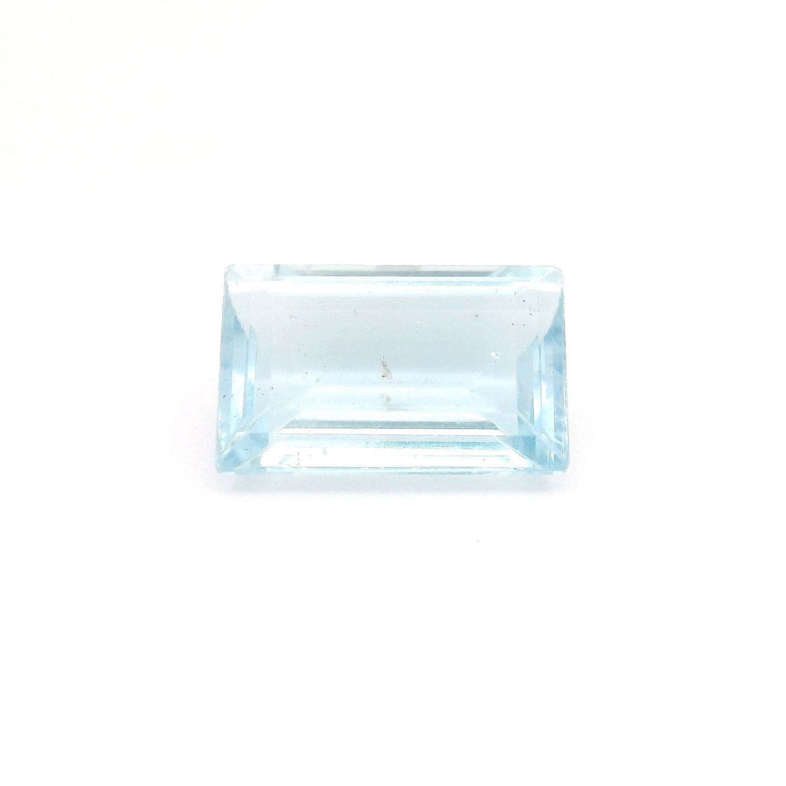 Loose Aquamarine Gemstone - Rectangular 2.84ct Blue SI (1 of 1)