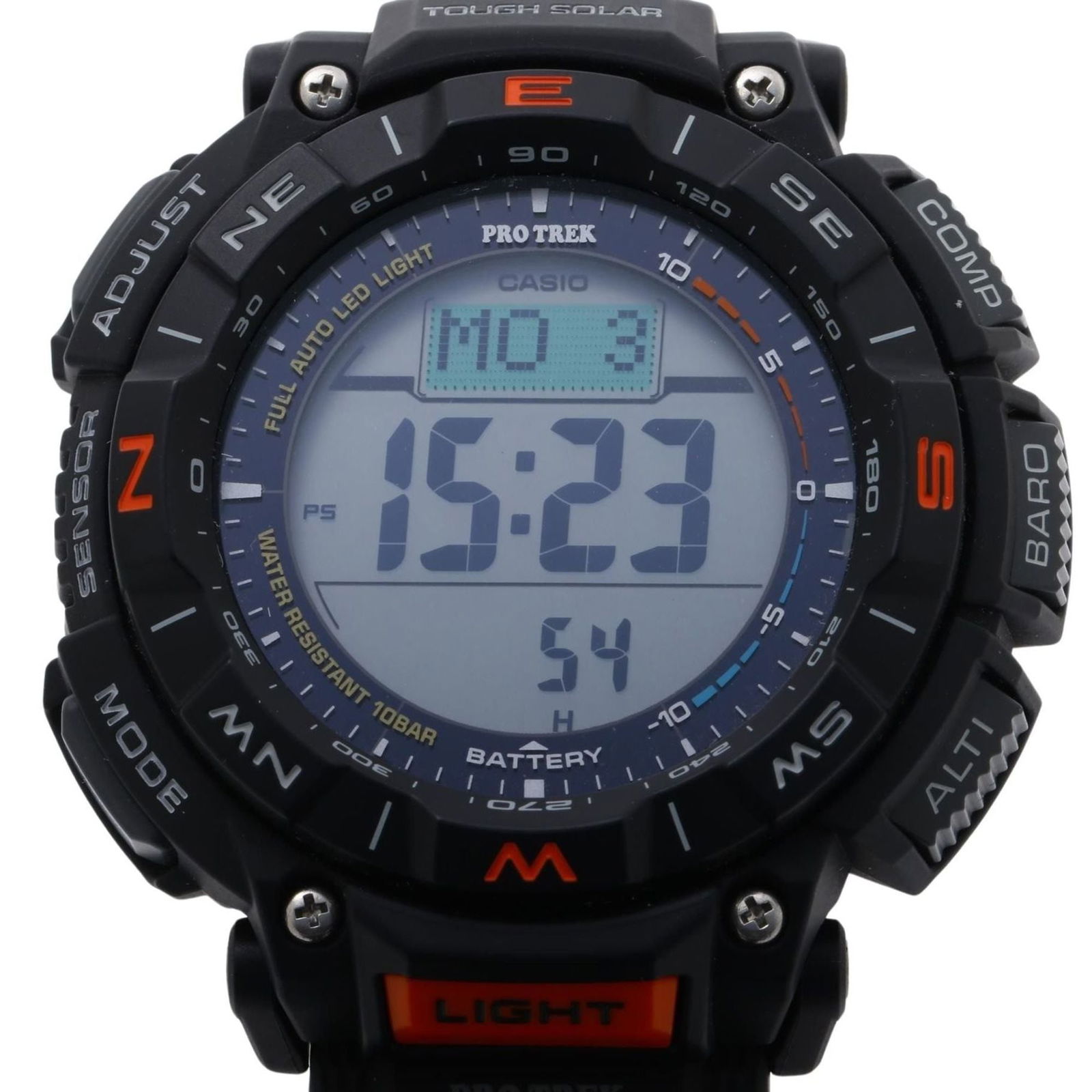 Wristwatch Casio: Wristwatch Casio This listing features Wristwatch Casio. Item specifics are provided below. Item Specifics: Brand: Casio Type: Wristwatch Gender: Men Display: Digital Material (Case): Resin Material (