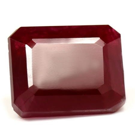 Loose Ruby Gemstone - GIA Emerald 3.74ct Red SI (1 of 1)