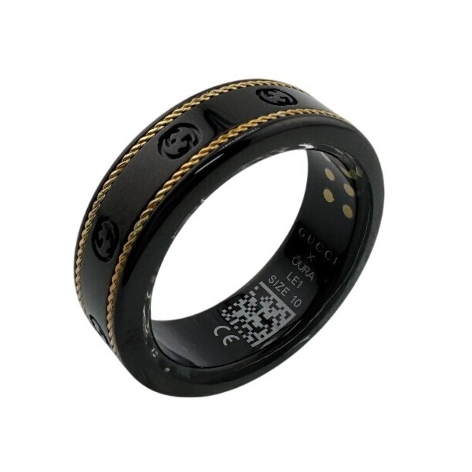 Titanium Gucci Band Ring - 5