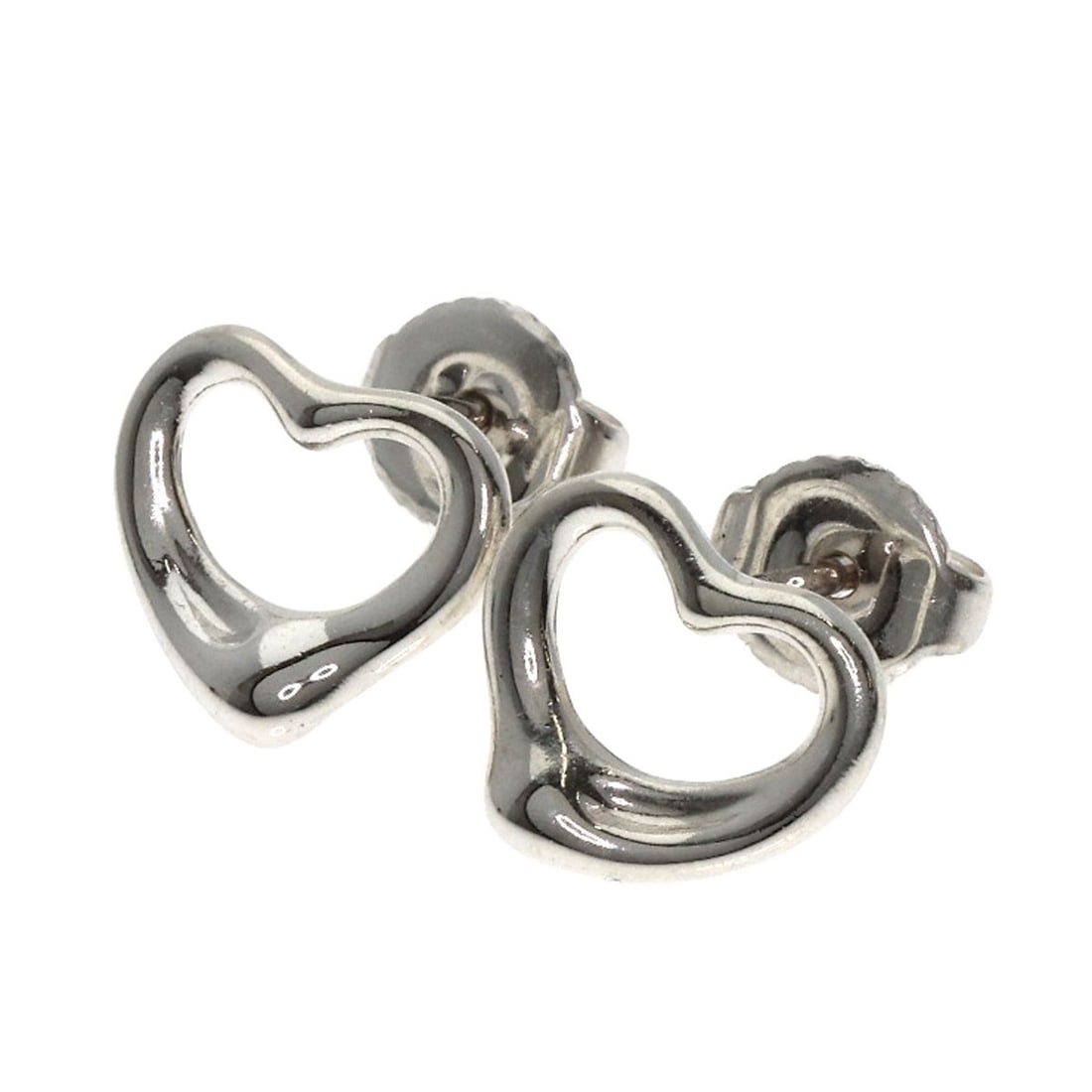Silver TIFFANY&Co. Open heart earring: Silver TIFFANY&Co. Open heart earring This listing features Silver TIFFANY&Co. Open heart earring. Item specifics are provided below. Item Specifics: Brand: TIFFANY&Co. Style: earring Material: Silver