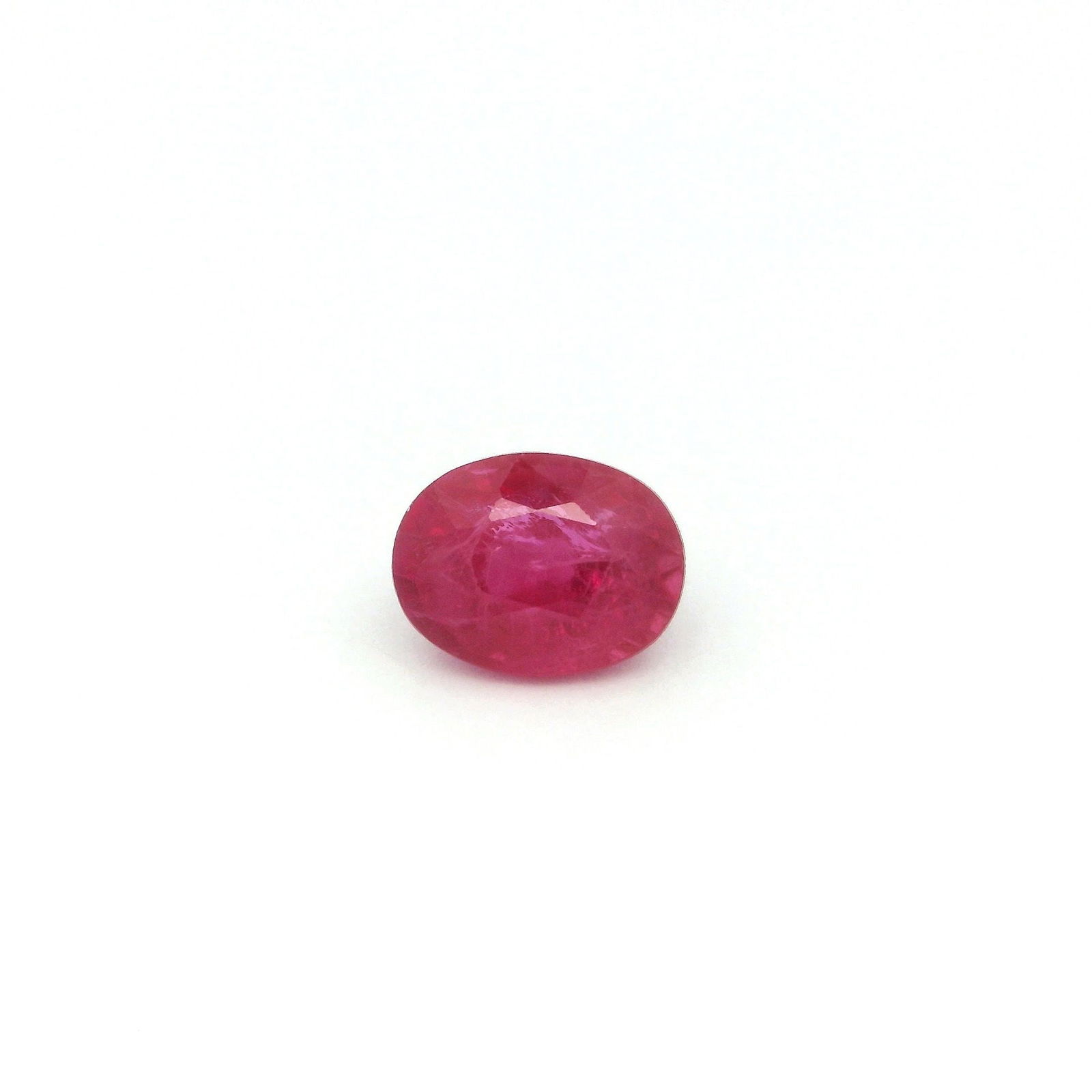 Loose Ruby Gemstone - GSI Oval 1.23ct Red SI (1 of 1)