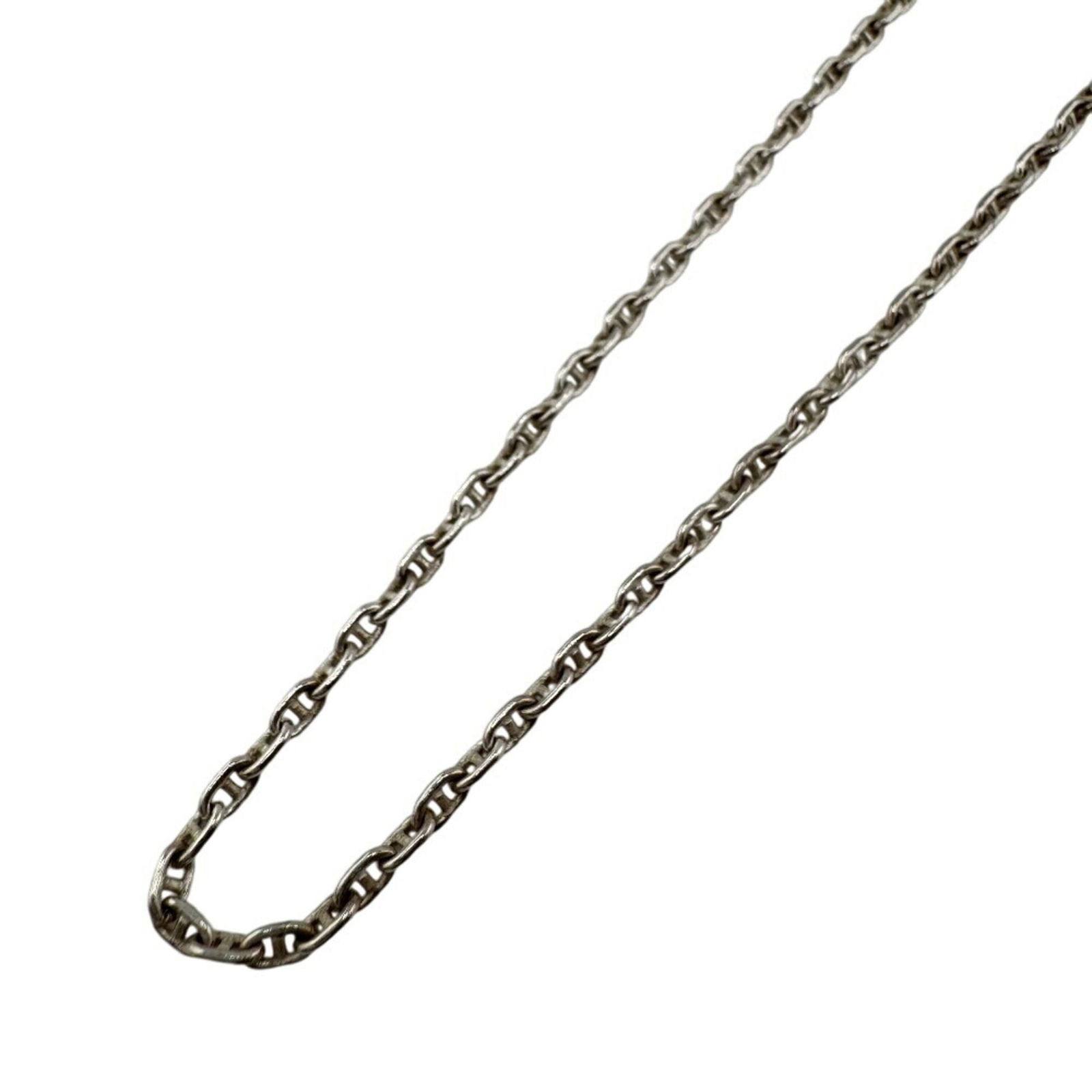 Unisex HERMES Chaine d'Ancre Silver Necklace Chain: Unisex HERMES Chaine d'Ancre Silver Necklace Chain This listing features Unisex HERMES Chaine d'Ancre Silver Necklace Chain. Item specifics are provided below. Item Specifics: Brand: Hermes Necklace T