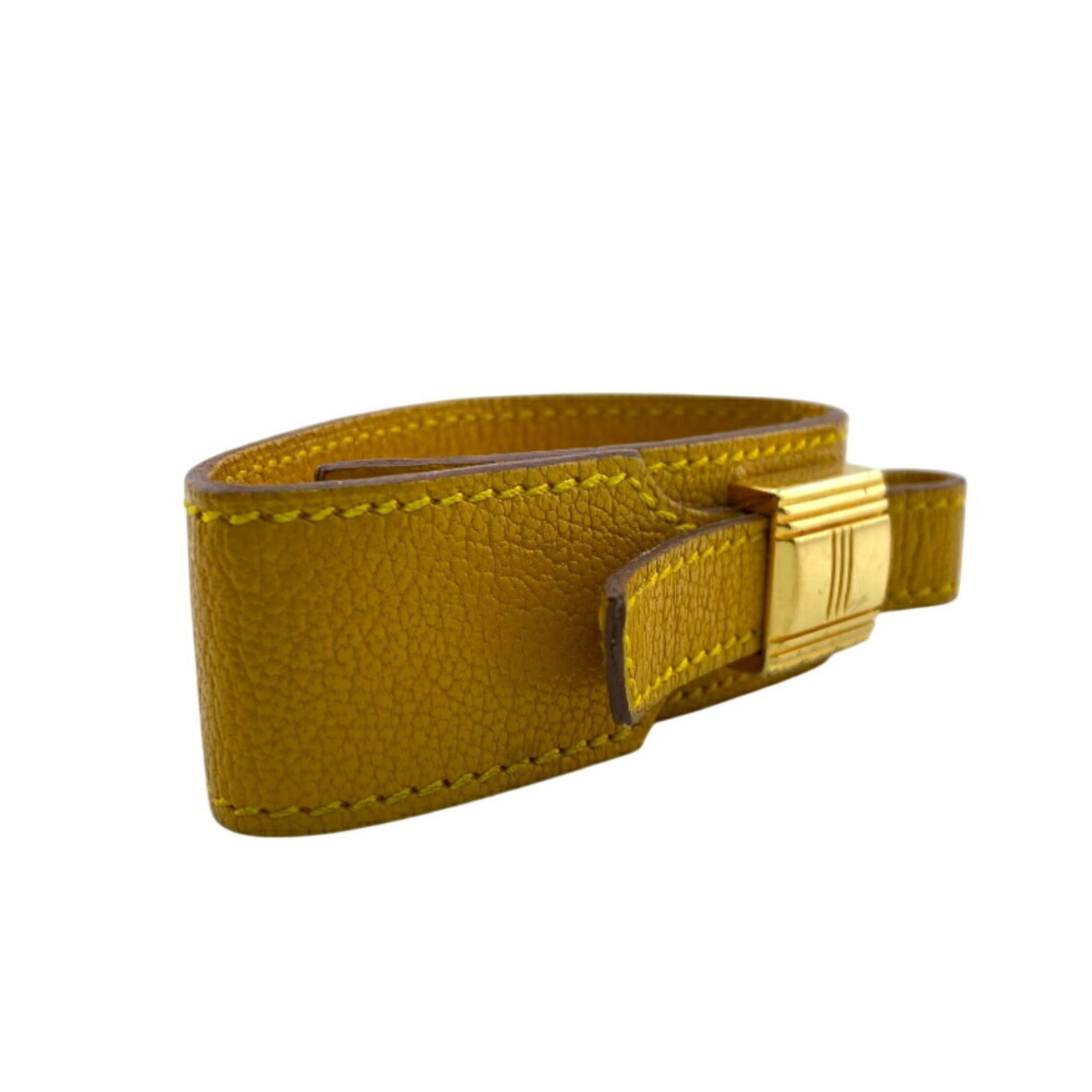 Leather Hermes Bangle - 3