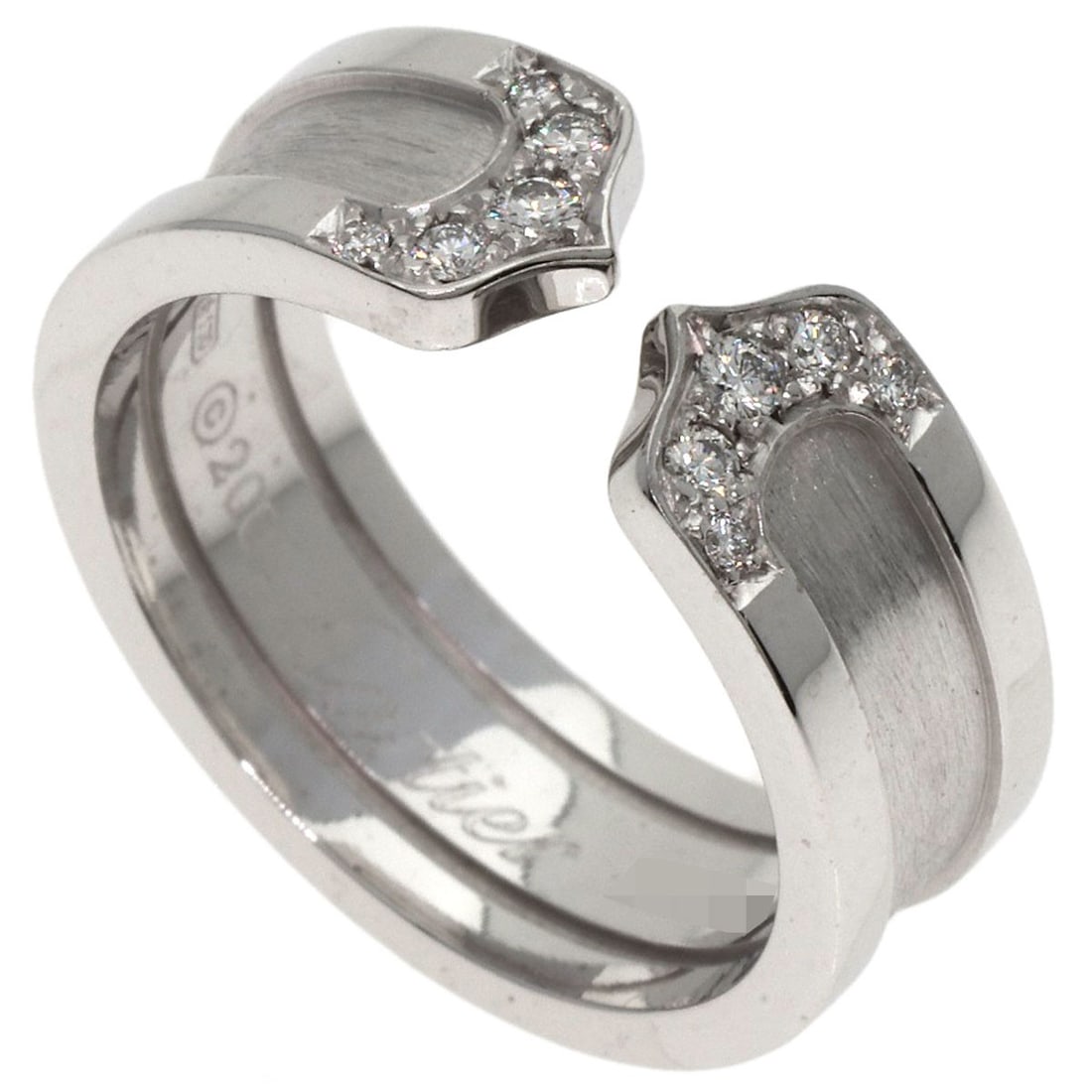 Gold CARTIER C2 Ring SM Diamond #50 Ring K18 White: Gold CARTIER C2 Ring SM Diamond #50 Ring K18 White This listing features Gold CARTIER C2 Ring SM Diamond #50 Ring K18 White. Item specifics are provided below. Item Specifics: Brand: CARTIER Style: Ri