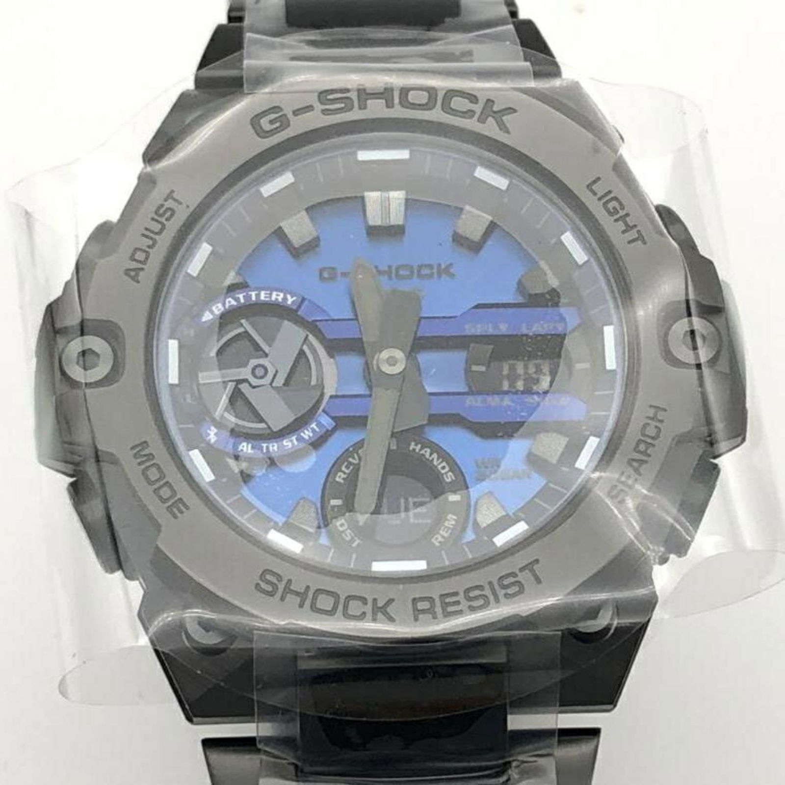 Wristwatch Casio: Wristwatch Casio This listing features Wristwatch Casio. Item specifics are provided below. Item Specifics: Brand: Casio Type: Wristwatch Gender: Men Color: Black Color (Dial): Black, Blue Wrist Size: