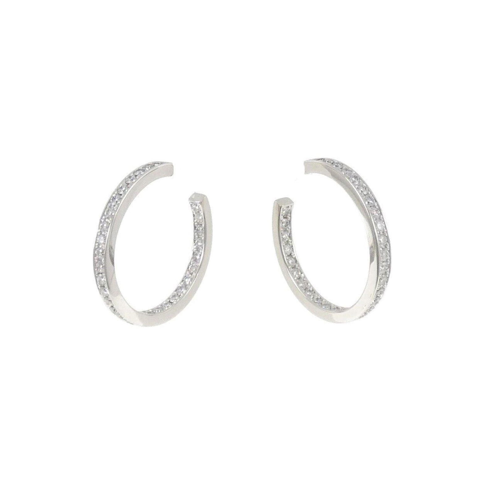 (18K) Cartier Ring Earrings White Gold: (18K) Cartier Ring Earrings White Gold This listing features (18K) Cartier Ring Earrings White Gold. Item specifics are provided below. Item Specifics: Brand: Cartier Type: Ring Earrings Gender: