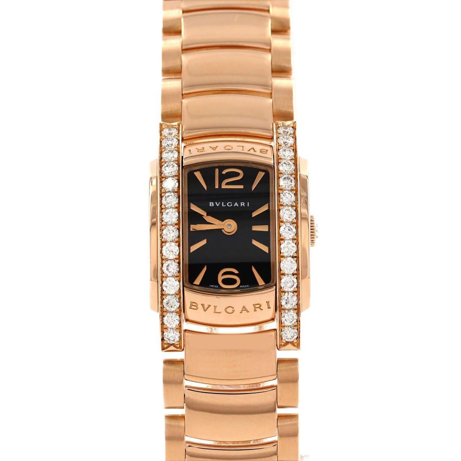 Wristwatch Bvlgari: Wristwatch Bvlgari This listing features Wristwatch Bvlgari. Item specifics are provided below. Item Specifics: Brand: Bvlgari Type: Wristwatch Gender: Women Display: Analog Material (Case): Pink