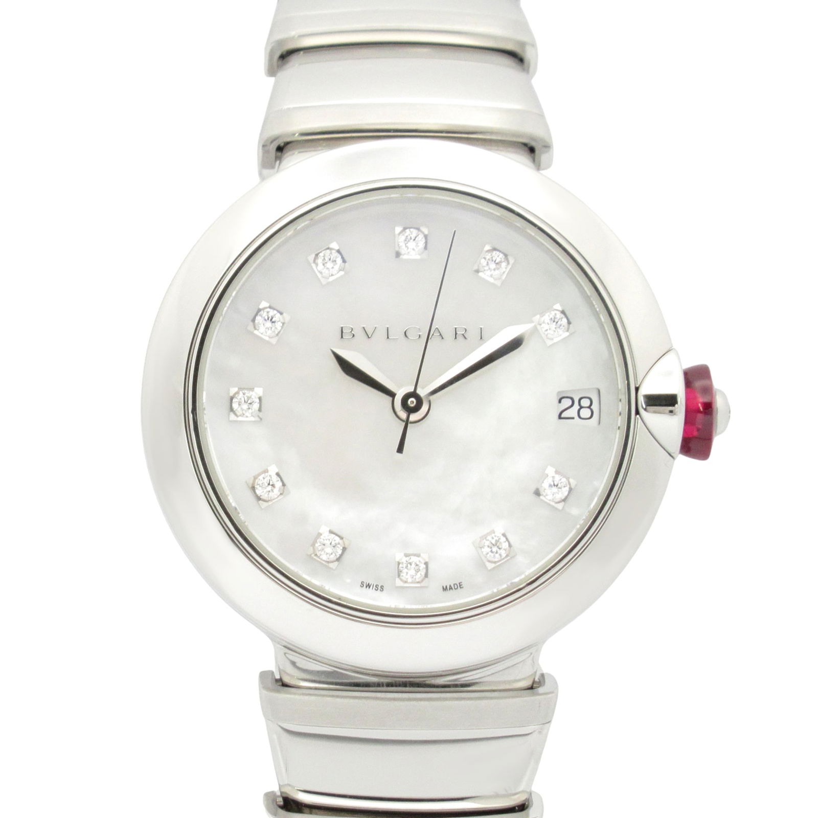 Wristwatch Bvlgari: Wristwatch Bvlgari This listing features Wristwatch Bvlgari. Item specifics are provided below. Item Specifics: Brand: Bvlgari Type: Wristwatch Gender: Women Material (Case): Stainless Steel Color (Di
