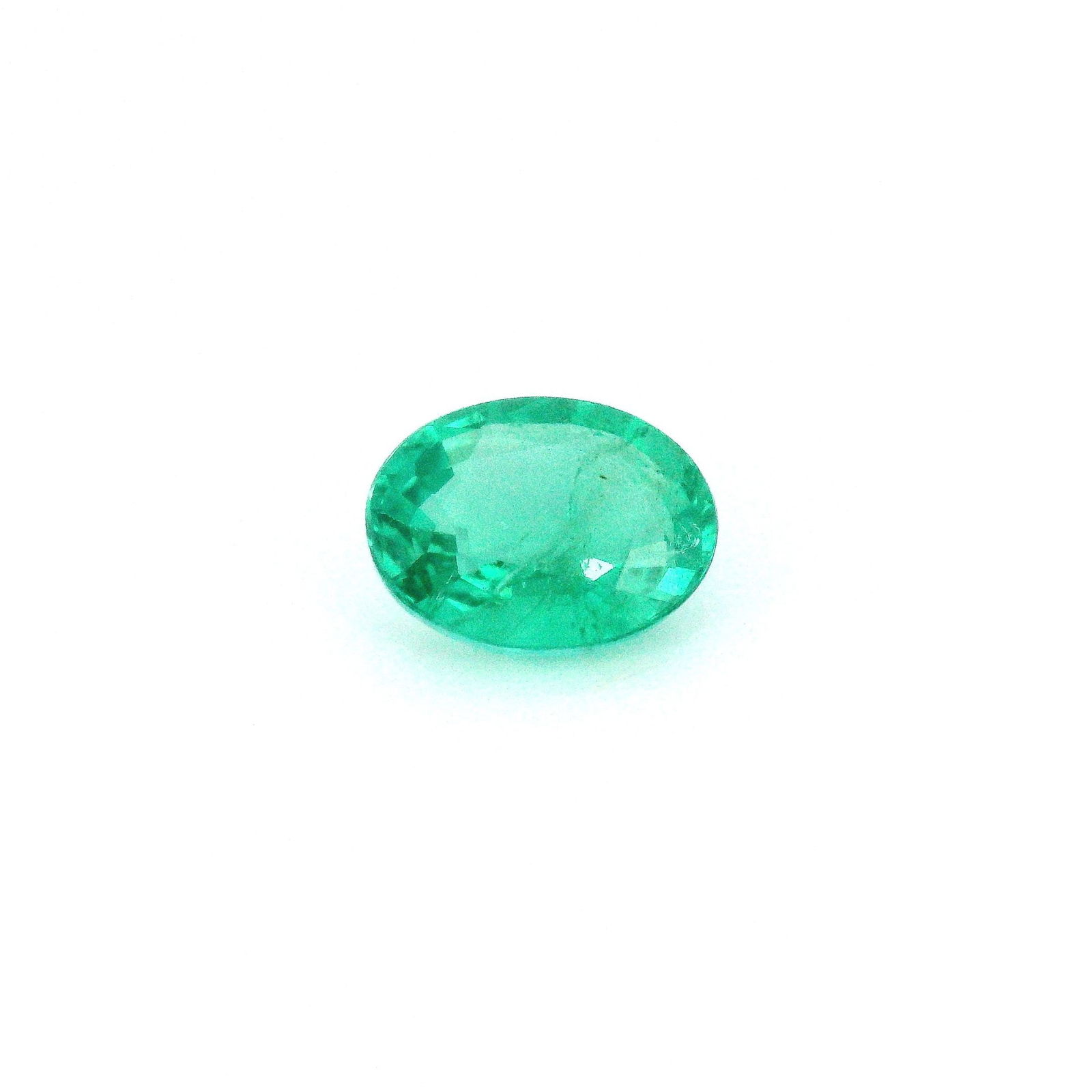 Loose Emerald Gemstone - GSI Oval 1.27ct Green MI (1 of 1)