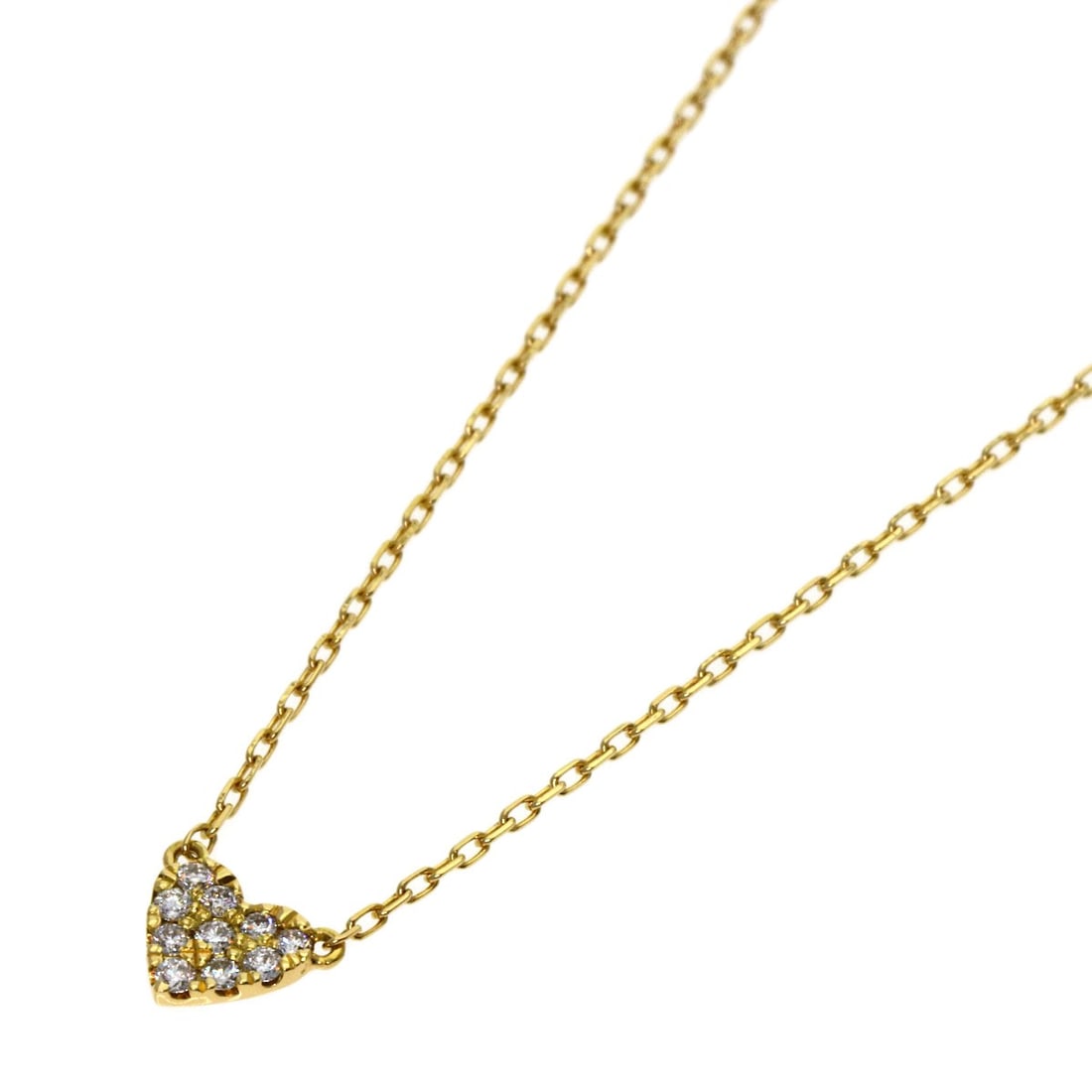 Gold AHKAH Heart Pave Diamond Necklace K18 Yellow: Gold AHKAH Heart Pave Diamond Necklace K18 Yellow This listing features Gold AHKAH Heart Pave Diamond Necklace K18 Yellow. Item specifics are provided below. Item Specifics: Brand: AHKAH Style: Neckla