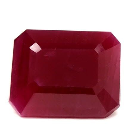 Loose Ruby Gemstone - GIA Emerald 3.18ct Red SI (1 of 1)