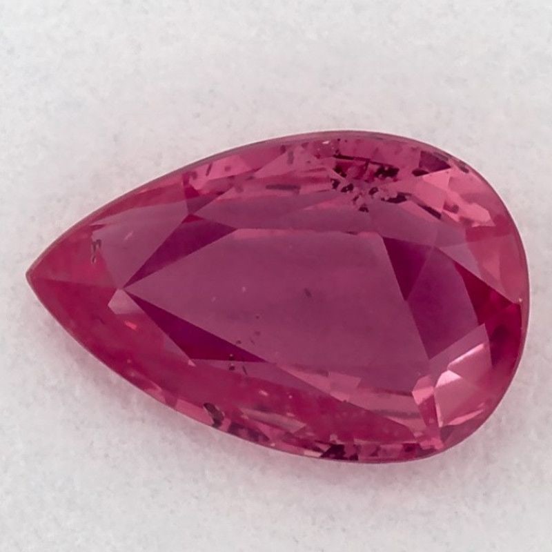 Loose Ruby Gemstone - Pear 1.01ct Red EC: Loose Ruby Gemstone - Pear 1.01ct Red EC This listing features Loose Ruby Gemstone - Pear 1.01ct Red EC. Item specifics are provided below. Item Specifics: Type: Ruby Carat: 1.01 Cut: Faceted Color: