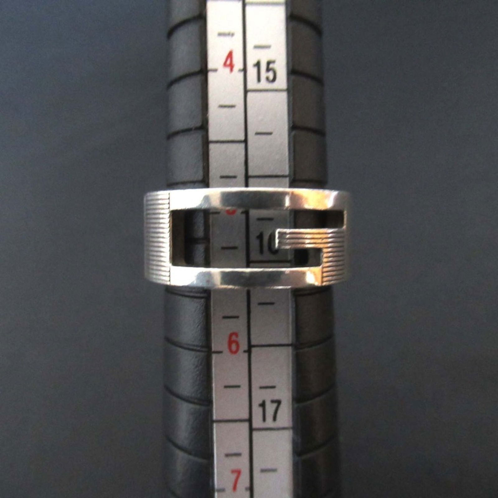925 Gucci Band Ring Silver - 7