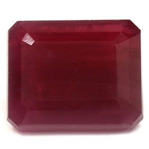 Loose Ruby Gemstone - GIA Emerald 4.13ct Red SI (1 of 1)