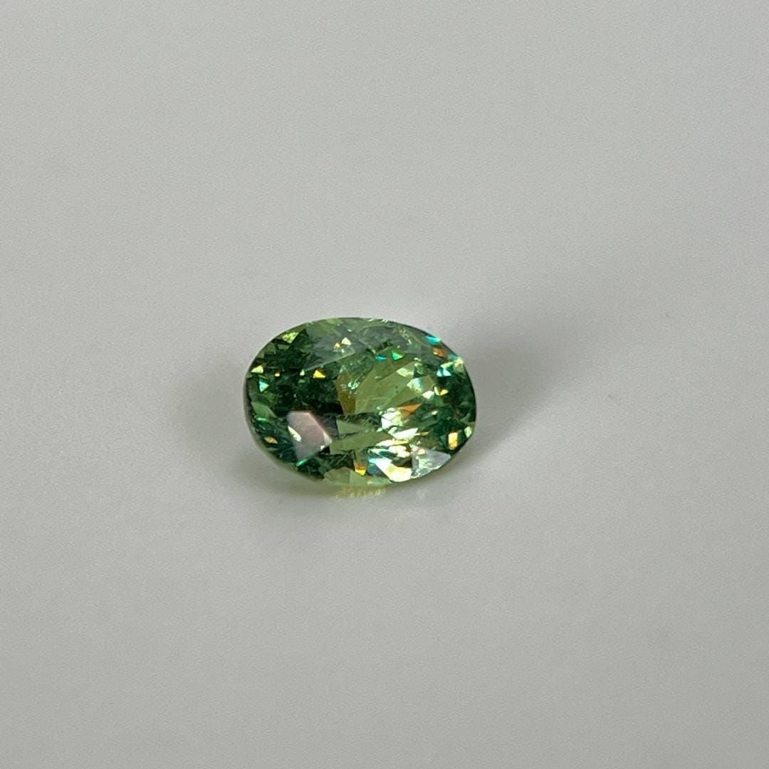 Loose Garnet Gemstone - Oval 1.01ct Green SI: Loose Garnet Gemstone - Oval 1.01ct Green SI This listing features Loose Garnet Gemstone - Oval 1.01ct Green SI. Item specifics are provided below. Item Specifics: Type: Garnet Carat: 1.01 Cut: