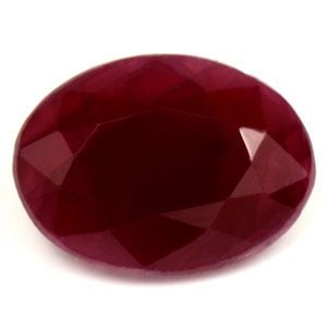 Loose Ruby Gemstone - Oval 1.7ct Red SI (1 of 1)