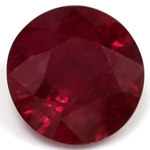 Loose Ruby Gemstone - Round 1.07ct Red SI (1 of 1)
