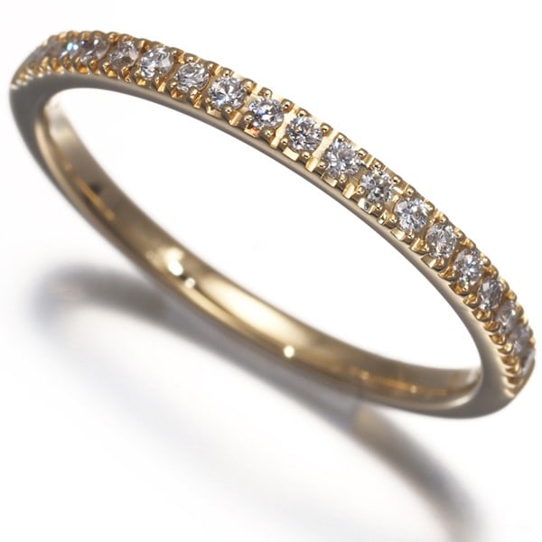 Gold Bellesiora Ring Diamond 0.12Ct Half Eternity Us5 18K 750 Yellow: Gold Bellesiora Ring Diamond 0.12Ct Half Eternity Us5 18K 750 Yellow This listing features Gold Bellesiora Ring Diamond 0.12Ct Half Eternity Us5 18K 750 Yellow. Item specifics are provided below. Item