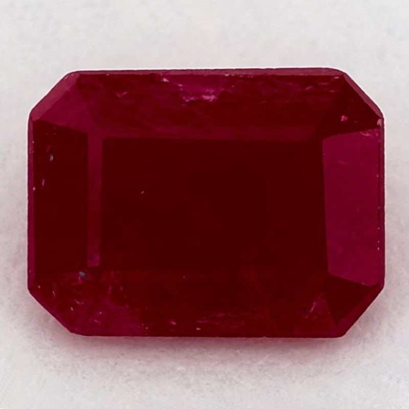 Loose Ruby Gemstone - Octagonal 1.59ct Red SI (1 of 1)