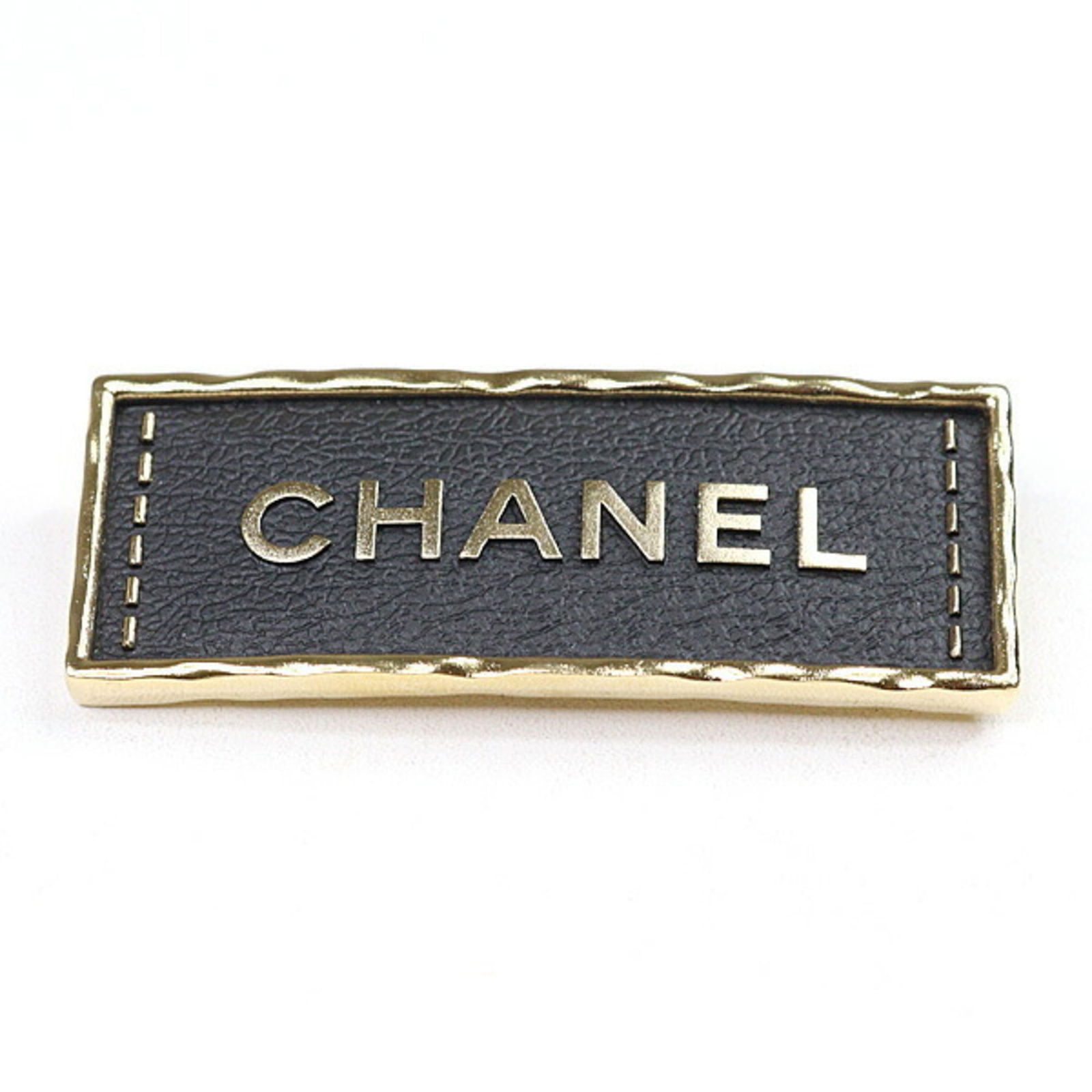 Metal - Chanel Brooch Leather: Metal - Chanel Brooch Leather This listing features Metal - Chanel Brooch Leather. Item specifics are provided below. Item Specifics: Brand: Chanel Type: Brooch Gender: Women Material: Leather,