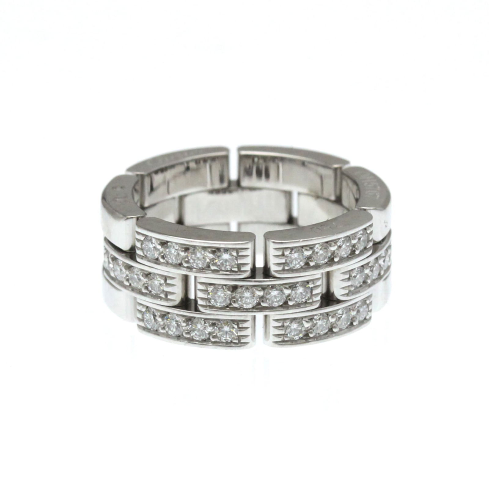 (18K) Cartier Band Ring White Gold: (18K) Cartier Band Ring White Gold This listing features (18K) Cartier Band Ring White Gold. Item specifics are provided below. Item Specifics: Brand: Cartier Type: Band Ring Style: Fashion Gender: Wo