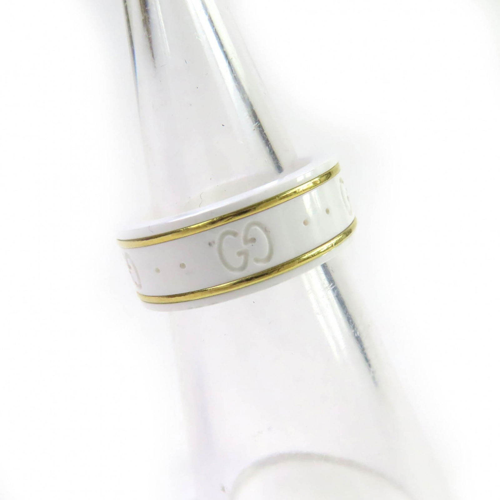 Ceramic Gucci Band Ring - 4