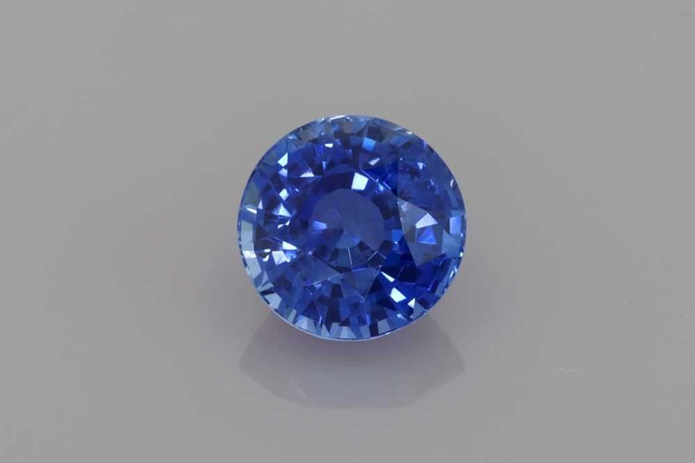 Loose Sapphire Gemstone - Round 2.49ct Blue EC (1 of 1)