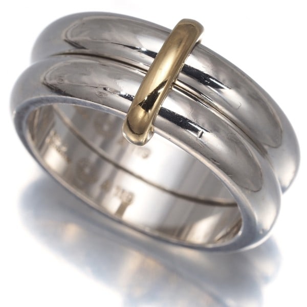 Silver Georg Jensen Ring A119 Us5.25-5.5 925 Sterling (1 of 5)