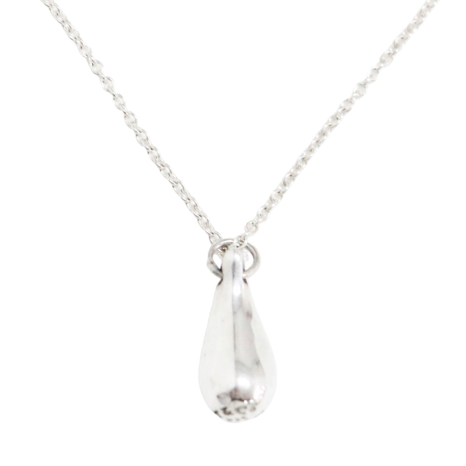 K4613 - TIFFANY & Co. Tiffany Elsa Peretti Teardrop Pendant Necklace with Chain - SV925 Sterling: K4613 - TIFFANY & Co. Tiffany Elsa Peretti Teardrop Pendant Necklace with Chain - SV925 Sterling Silver - Women's This listing features K4613 - TIFFANY & Co. Tiffany Elsa Peretti Teardrop Pendant