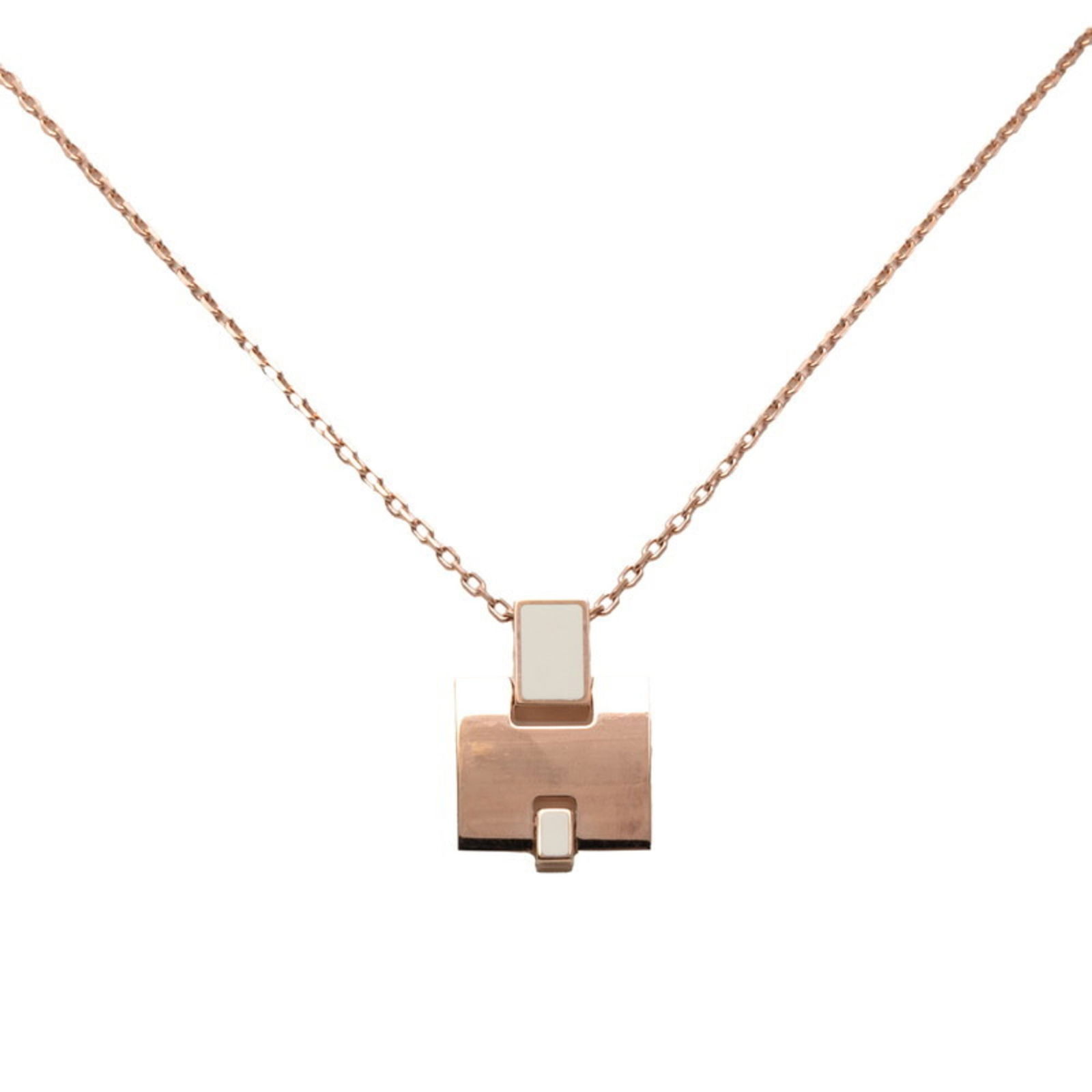Women Hermes Herms Eileen Necklace in Pink Gold and White Plated for: Women Hermes Herms Eileen Necklace in Pink Gold and White Plated for This listing features Women Hermes Herms Eileen Necklace in Pink Gold and White Plated for. Item specifics are provided below. Item