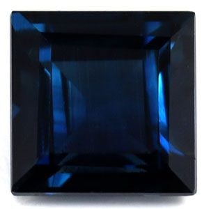 Loose Sapphire Gemstone - GIA Square 1.06ct Blue EC (1 of 1)