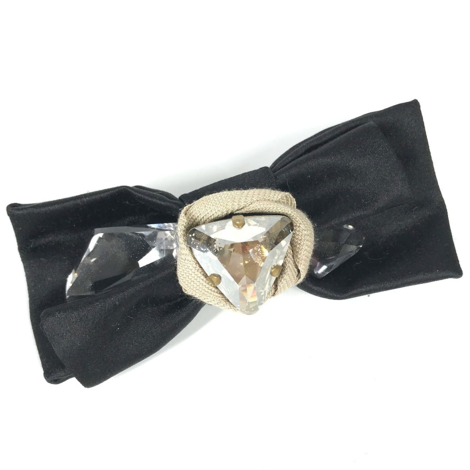 Silk Miu Brooch: Silk Miu Brooch This listing features Silk Miu Brooch. Item specifics are provided below. Item Specifics: Brand: Miu Miu Type: Brooch Gender: Women Material: Silk Color: Black Condition: Used (very go