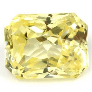 Loose Sapphire Gemstone - Emerald 1.6ct Yellow SI (1 of 1)