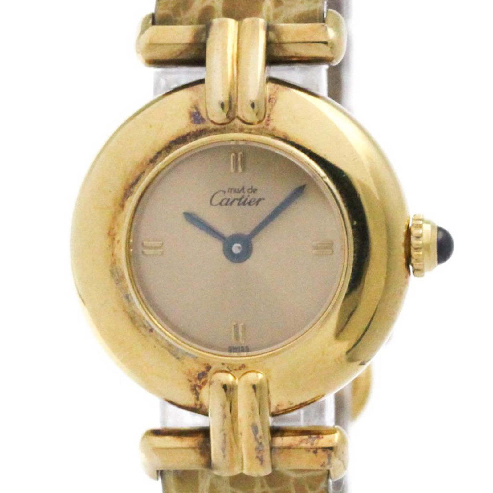 Wristwatch Cartier: Wristwatch Cartier This listing features Wristwatch Cartier. Item specifics are provided below. Item Specifics: Brand: Cartier Type: Wristwatch Style: Dress/Formal Gender: Women Material (Case): Gold