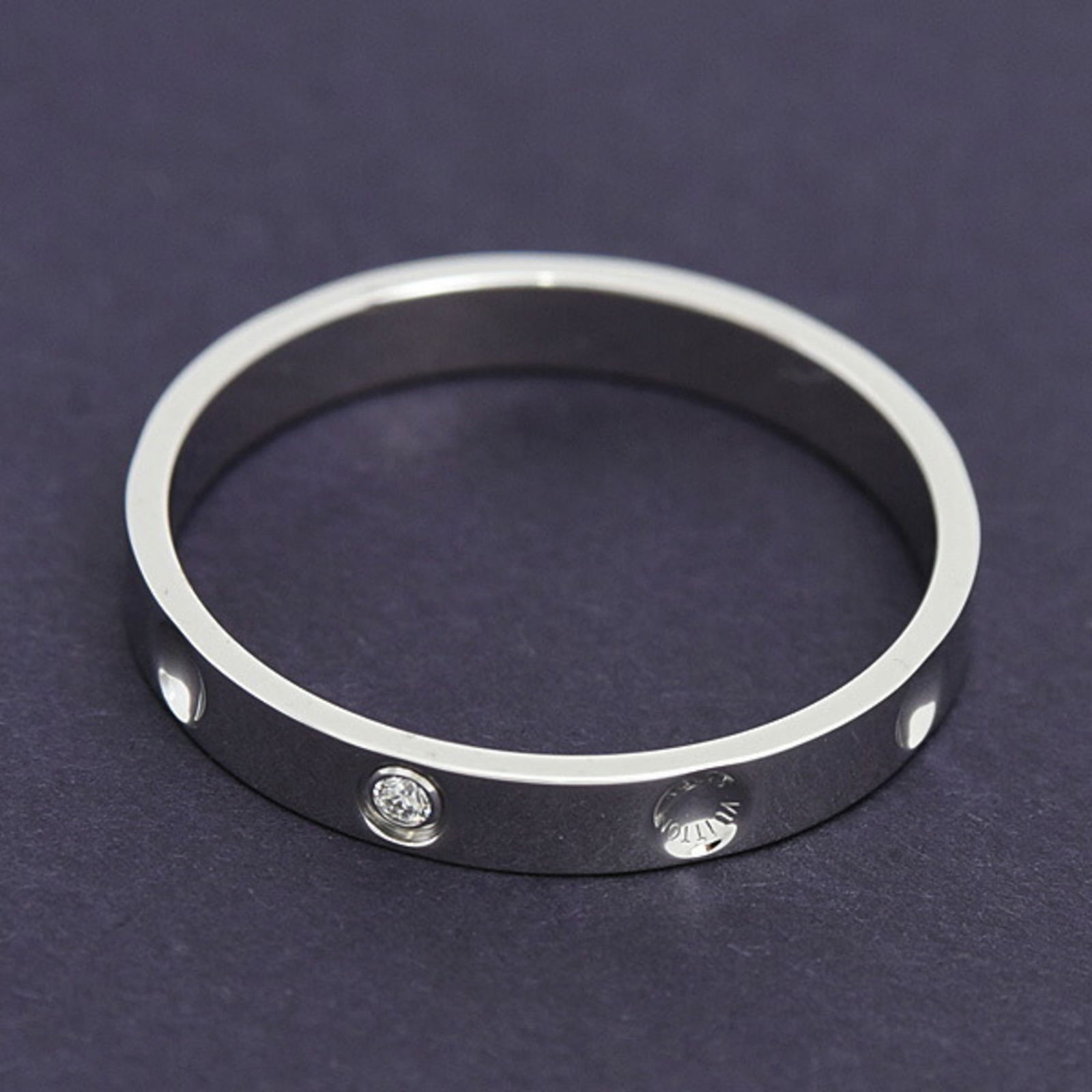 950 Louis Vuitton Band Ring Platinum - 2