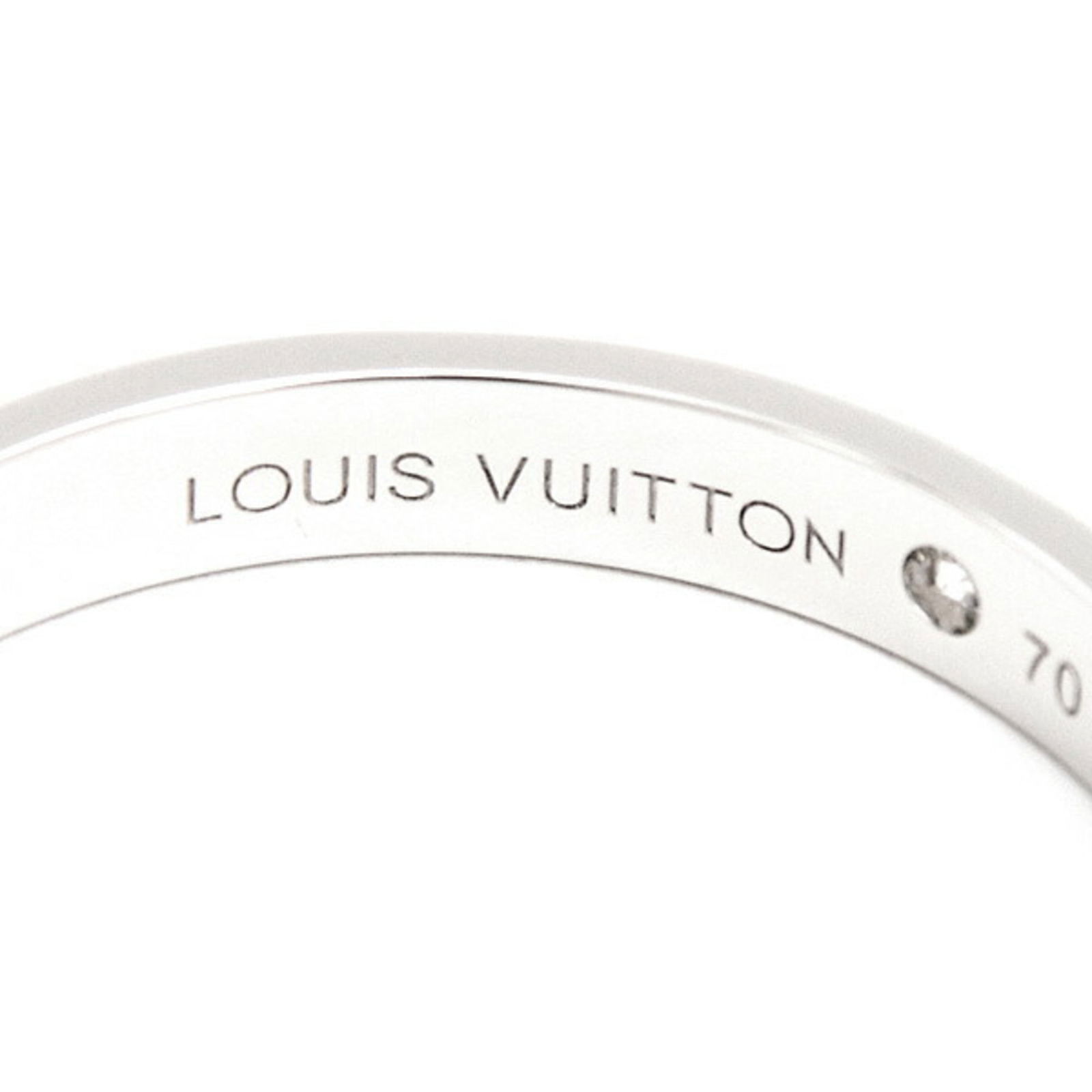 950 Louis Vuitton Band Ring Platinum - 5