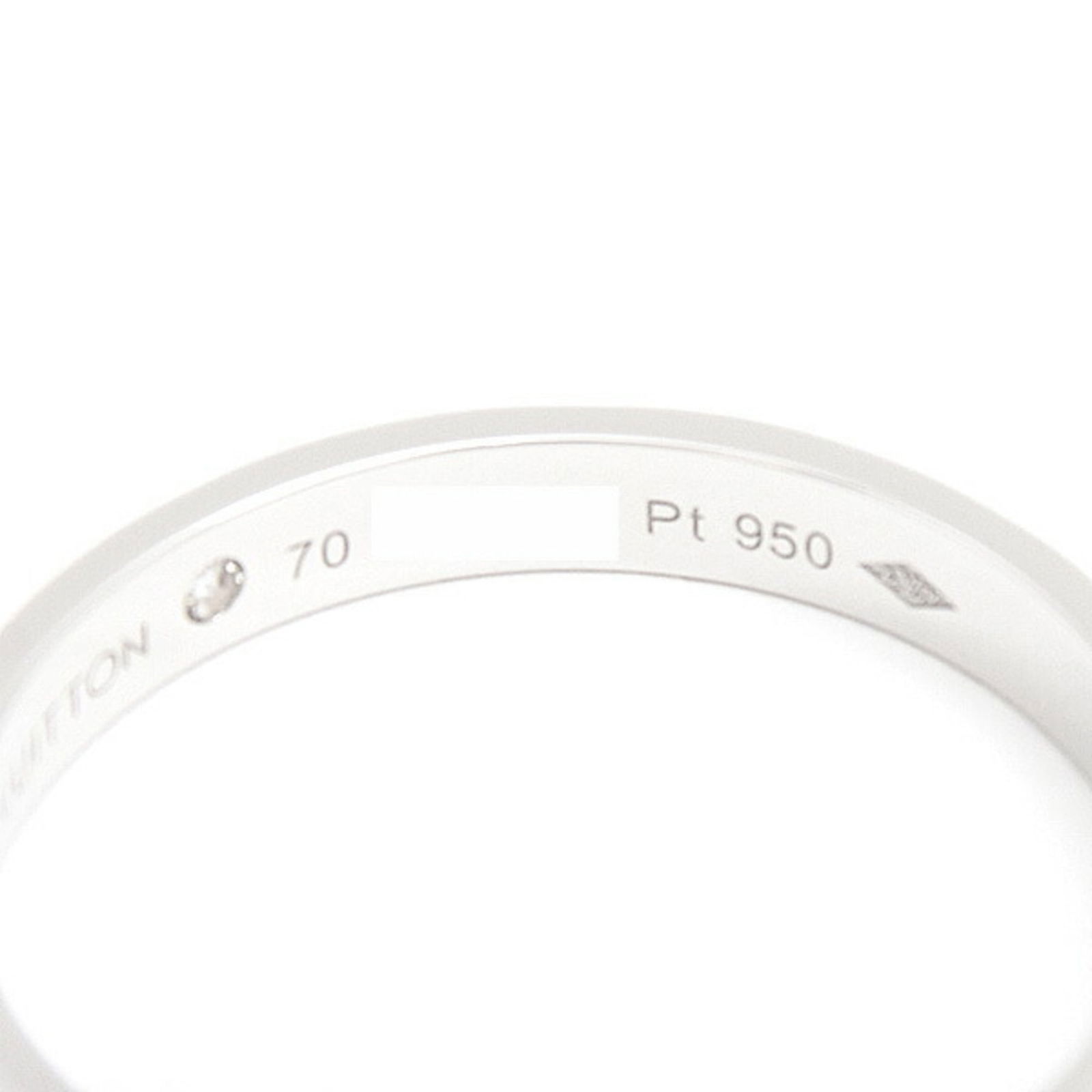 950 Louis Vuitton Band Ring Platinum - 6