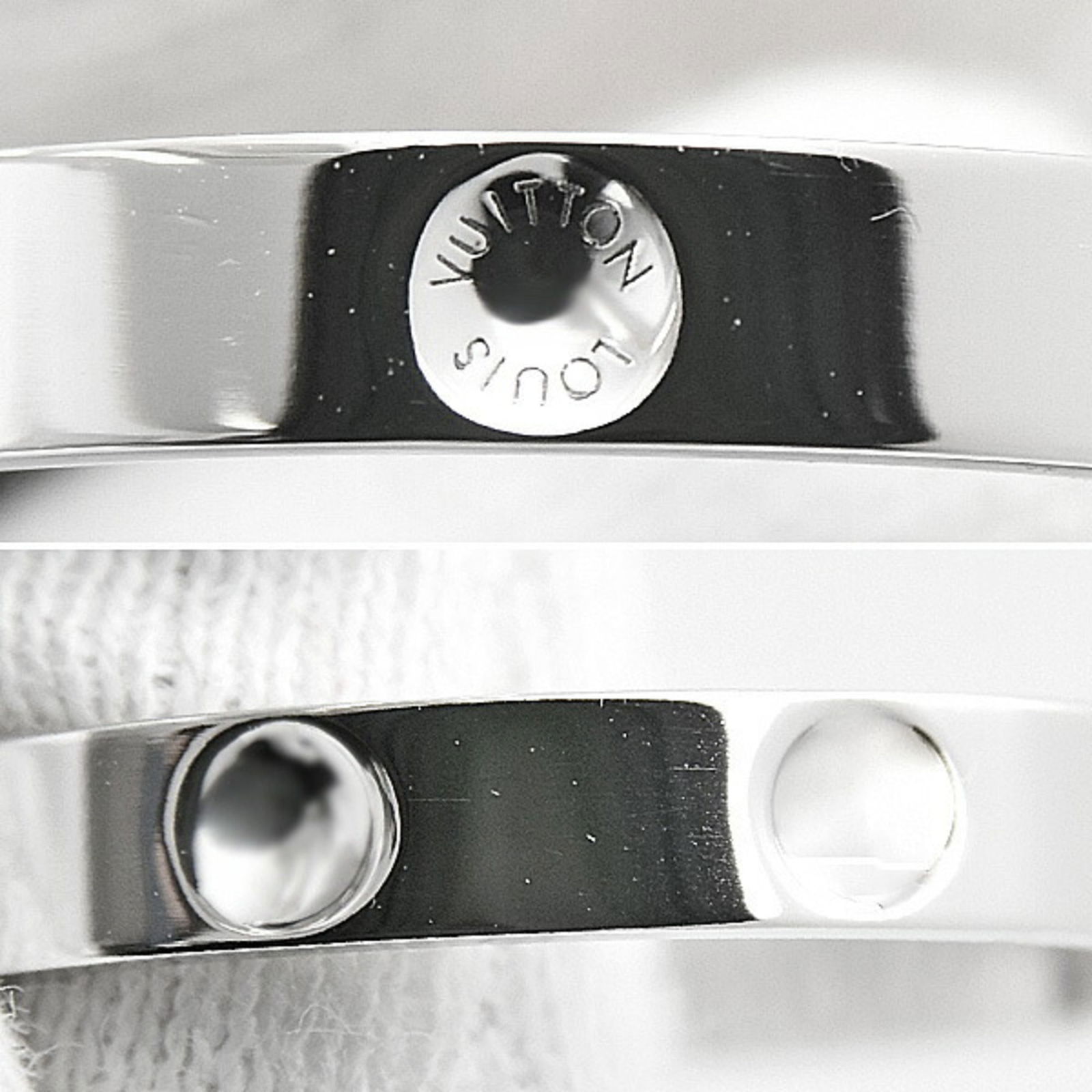 950 Louis Vuitton Band Ring Platinum - 7