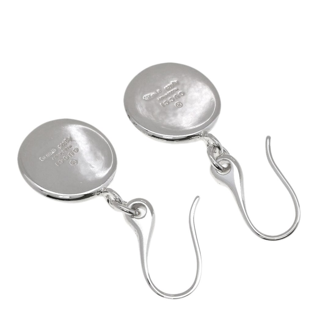 Silver GUCCI Circle Logo Hook earring - 2