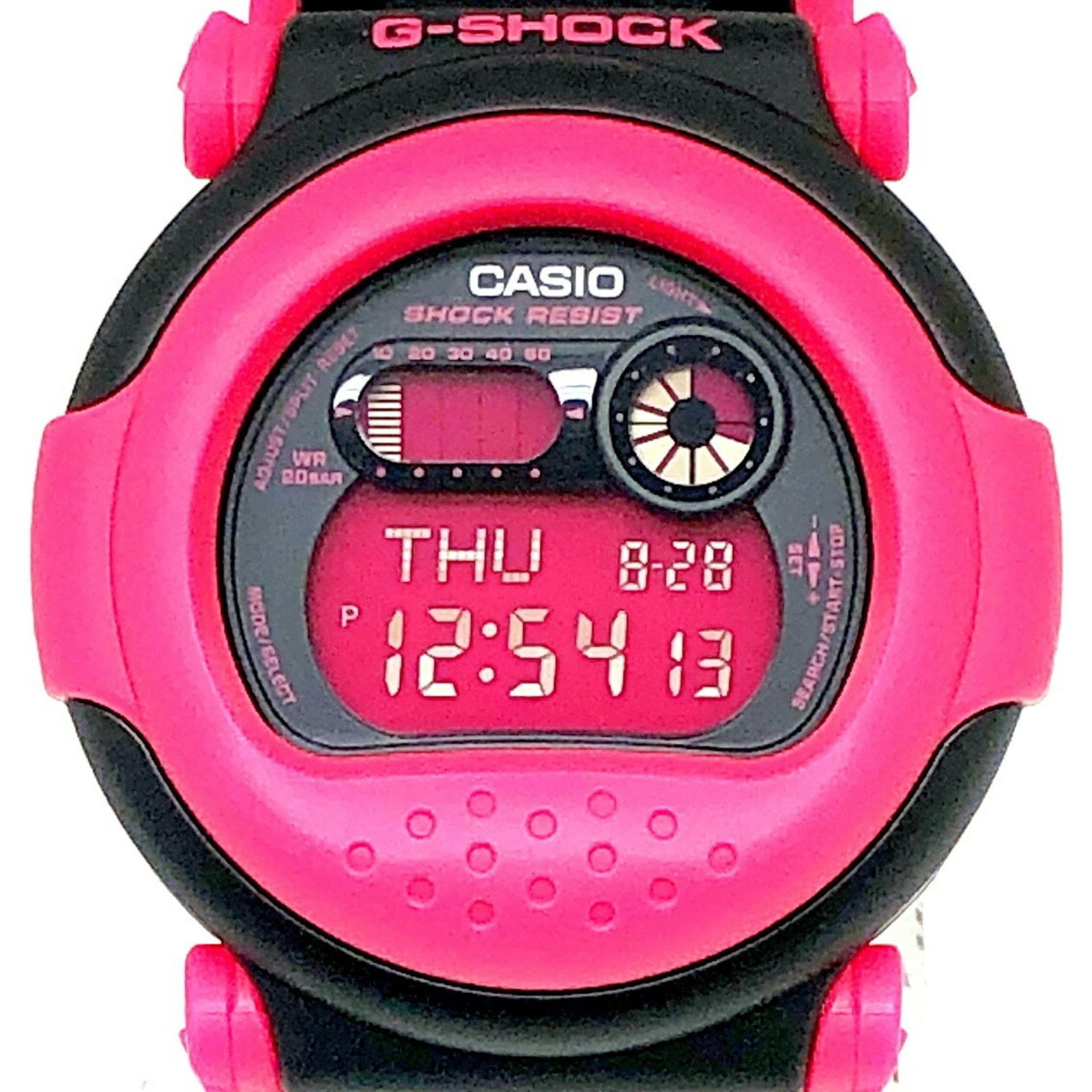 Wristwatch Casio: Wristwatch Casio This listing features Wristwatch Casio. Item specifics are provided below. Item Specifics: Brand: Casio Type: Wristwatch Gender: Men Color: Black, Pink Condition: Used (like new), Min