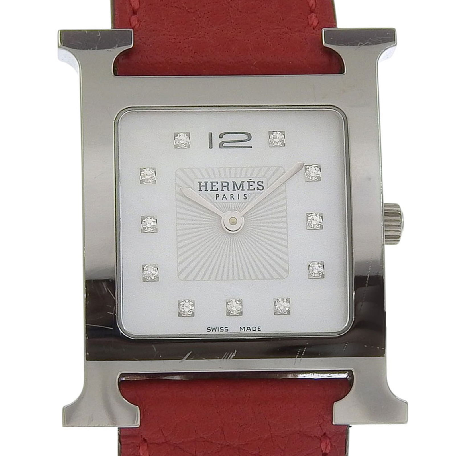 Wristwatch Hermes: Wristwatch Hermes This listing features Wristwatch Hermes. Item specifics are provided below. Item Specifics: Brand: Hermes Type: Wristwatch Gender: Women Display: Analog Material (Case): Stainless St