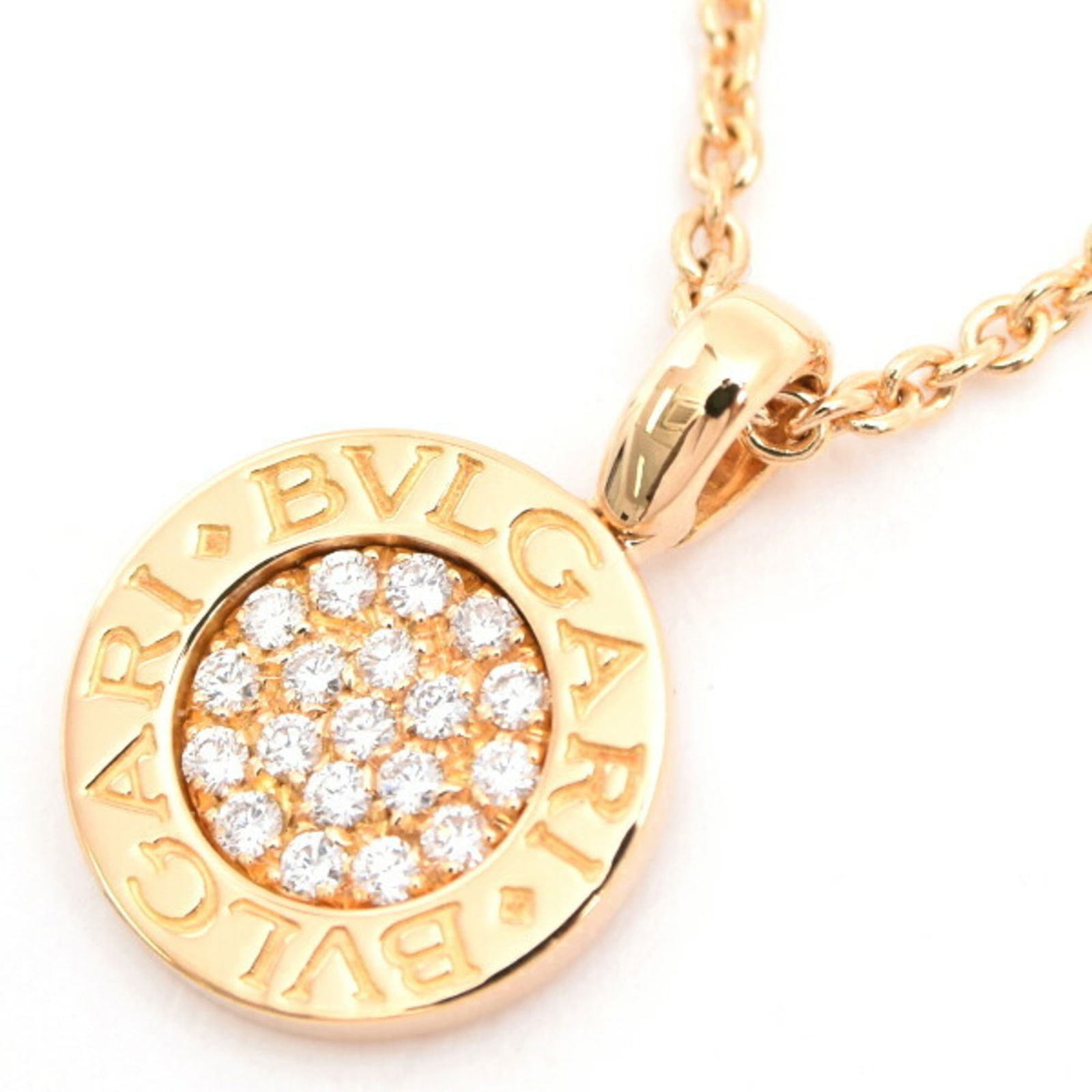 BVLGARI 750YG - Bvlgari Women's Necklace - Pav Diamond Necklace in Yellow Gold: BVLGARI 750YG - Bvlgari Women's Necklace - Pav Diamond Necklace in Yellow Gold This listing features BVLGARI 750YG - Bvlgari Women's Necklace - Pav Diamond Necklace in Yellow Gold. Item specifics are